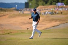 moment on Sunday came when Jordan Spieth made a winding, 27-foot putt for birdie on No. 16 to briefly take a three-stroke lead (cortesía USGA)