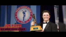 Jon Rahm con Premio Ben Hogan 2015