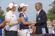 In Gee Chun y Ton O'Toole, Presidente Usga (cortesía USGA)