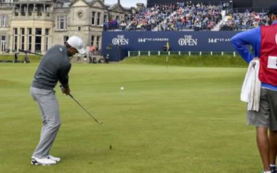 Contra viento y marea los gladiadores del golf definen lunes en St. Andrews