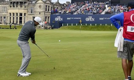 Contra viento y marea los gladiadores del golf definen lunes en St. Andrews