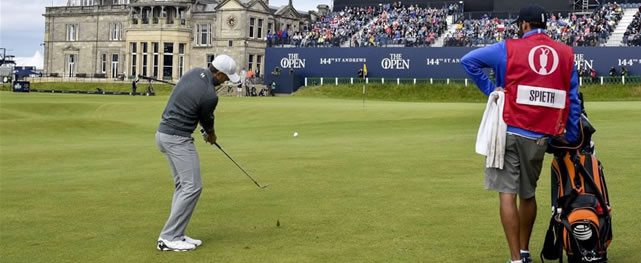 Contra viento y marea los gladiadores del golf definen lunes en St. Andrews