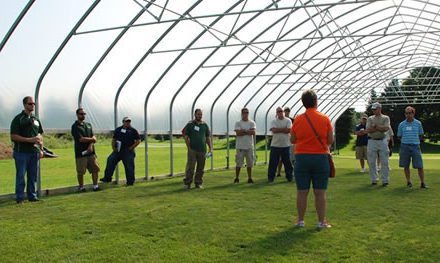 Día de campo en el mantenimiento de canchas de Golf organizado por la Purdue University en Estados Unidos