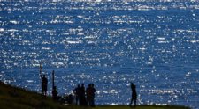 Tiger Woods said "I'm just trying to get up there where I can win tournaments" this week after a practice round during the PGA Championship. He has won the event four times (Jamie Squire/Getty Images)