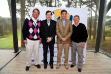 Álvaro Canessa; Nicolás Ortolani, Presidente del Club del Lago Golf; Gabriel Figueredo, Gerente del Club del Lago Golf; y Jack Warfield, Presidente del PGA TOUR Latinoamérica