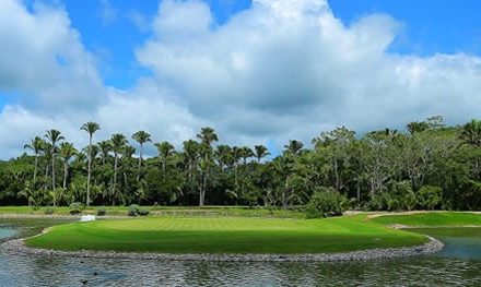 ¡El campo de golf Litibú se volvió un reto para los golfistas profesionales en el primer día del torneo del México Golf Tour!