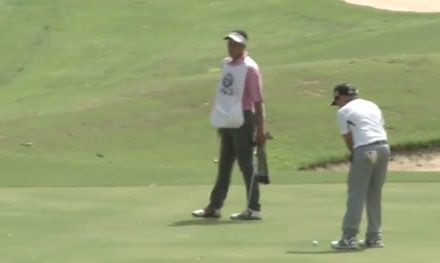 Video, Luis Itriago brilla con Putt de PGA TOUR en el 18