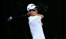 Kevin Na en el tee del hoyo 5 (cortesía PGA TOUR)