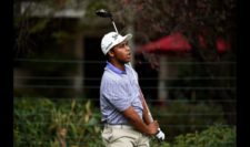 Harold Varner III en el tee del hoyo (cortesía PGA TOUR/ Steve Dykes)