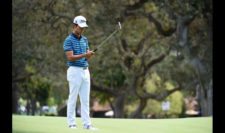 Kevin Na en el green del hoyo 4 (cortesía PGA TOUR/ Steve Dykes)