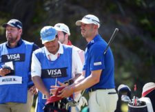 Danny Balin (USA), uno de los líderes del 110° VISA Open de Argentina presentado por OSDE / Gentileza: Enrique Berardi/PGA TOUR