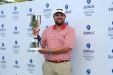 Kent Bulle (USA), fue terminó segundo y se quedó con el "Zurich Argentina Swing" / Gentileza: Enrique Berardi/PGA TOUR