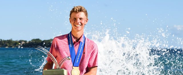 Paul Chaplet sorprendió a todos y se consagró en el Latin America Amateur Championship