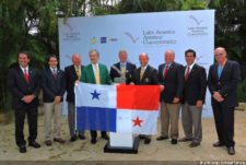 Representantes de Panamá con los Fundadores del LAAC en Dominicana