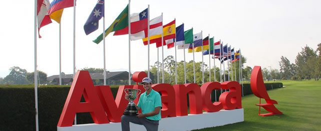 Justin Hueber campeón del 69º Avianca Colombia Open presentado por BBVA