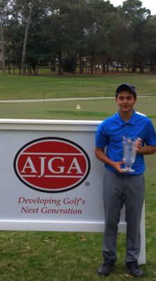 Sebastián Díaz gana su 1er evento AJGA