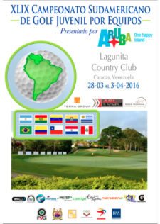 Seis jugadores por Venezuela en Sudamericano Juvenil de Golf