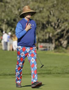 Bill Murray en ATT Pebble Beach National Pro-Am (cortesía www.wsbradio.com)