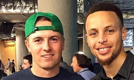 El ansiado encuentro entre Curry y Spieth se hizo realidad