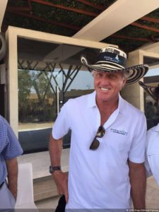 Greg Norman visita Colombia