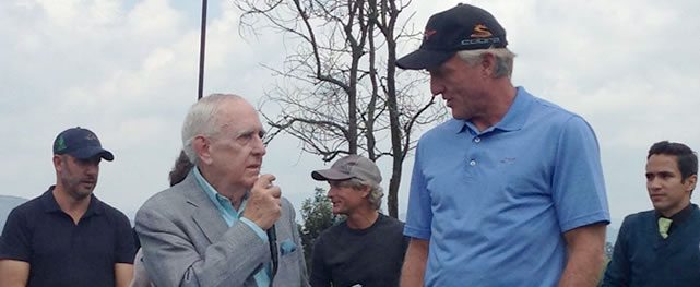 Greg Norman visita Colombia