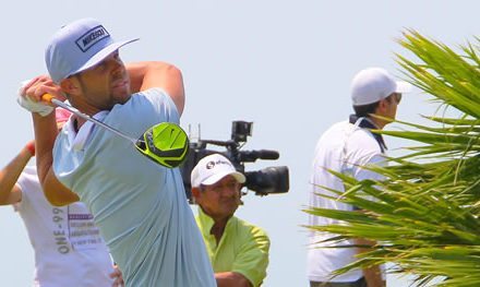 Estadounidense Kevin Tway, único líder tras la tercera ronda del Servientrega Championship