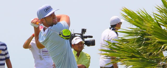 Estadounidense Kevin Tway, único líder tras la tercera ronda del Servientrega Championship