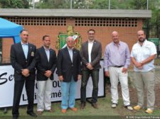 Representantes en entrega de Copa Directv en Valle Arriba GC