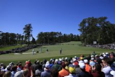 during Round 3 at Augusta National Golf Club on Saturday April 9, 2016 (cortesía Augusta National Inc.)