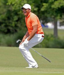 Jonnattan Vegas ocupó el 5to puesto del Zurich Classic (cortesía www.nola.com)