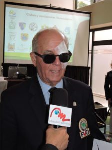 Jhonny Vegas conversó con la prensa venezolana en la Rueda de Prensa del Regreso del Golf Olímpico