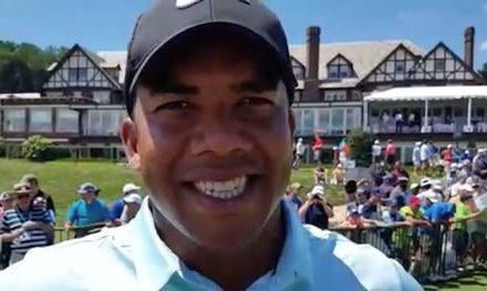 Video, conversando con Jhonny Vegas en el PGA Championship