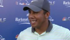 Jhonattan Vegas en Barbasol (cortesía pgatour.com)