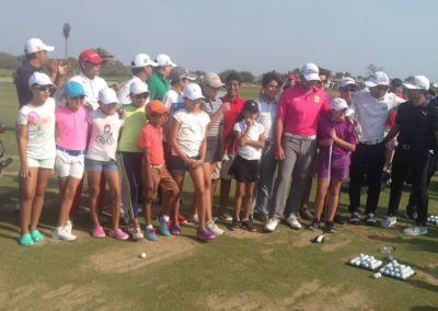 Clínica de golf en el Servientrega Championship by Efecty