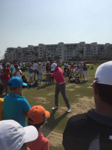 Clínica de golf en el Servientrega Championship by Efecty