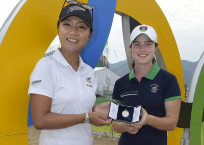 Lydia Ko y Leona Maguire (cortesía Stan Badz/PGA TOUR/IGF)