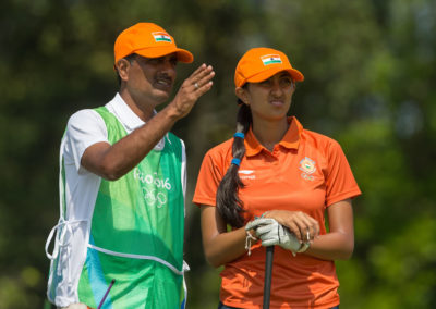 Aditi Ashok de India (cortesía Tristan Jones/IGF)