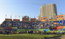 Fans disfrutan la acción en el hoyo 18 (Photo Stan Badz/PGA TOUR/IGF)