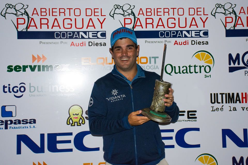 Horacio León es el campeón del Abierto del Paraguay Copa NEC presentado por Diesa Audi