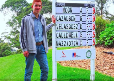 La diversión de posar para Fairway en el Colombia Open