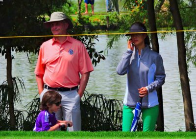 La diversión de posar para Fairway en el Colombia Open