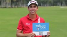 Cazaubón fue el primer jugador en lograr tres victorias en una temporada PGA LA (cortesía PGATOUR.com / Enrique Berardi)