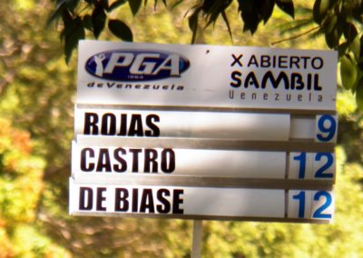 Otto Solís ganó e igualó récord en X Abierto Sambil de Golf