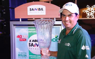 Otto Solís ganó e igualó récord en X Abierto Sambil de Golf