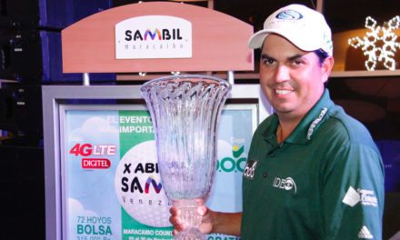 Otto Solís ganó e igualó récord en X Abierto Sambil de Golf