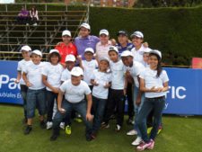 Posando para Fairway desde Bogotá