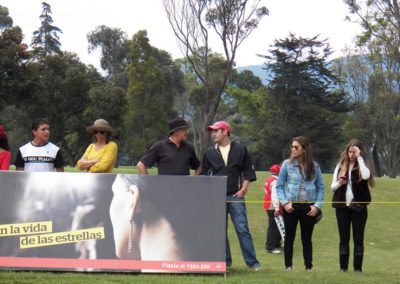 Posando para Fairway desde Bogotá