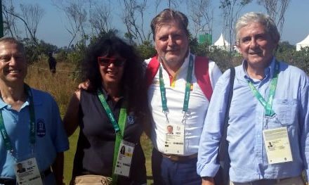 Realeza y políticos también se acercan al golf olímpico