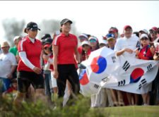 Amy Yang e In Gee Chun de Corea del Sur (cortesía Stan Badz/PGA TOUR/IGF)