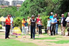 Vinieron y conocieron el golf en el DIRECTV Sport Park